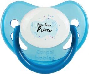 Mon beau prince design-1 : Bleue phosphorescente Tétine embout physiologique