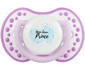 Mon beau prince design-1 : Blanc-mauve classique Tétine embout Lovi Dynamic