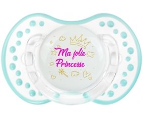 Ma jolie princese design-2 : Retro-blanc-lagon classique Tétine embout Lovi Dynamic