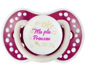 Ma jolie princese design-2 : Fuchsia phosphorescente Tétine embout Lovi Dynamic