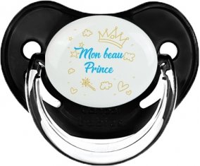 Mon beau prince design-2 : Noir classique Tétine embout physiologique