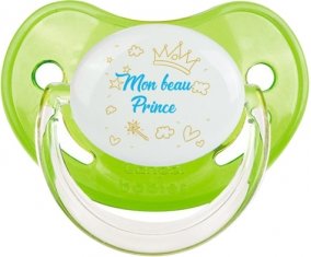Mon beau prince design-2 : Vert classique Tétine embout physiologique