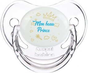 Mon beau prince design-2 : Transparent classique Tétine embout physiologique