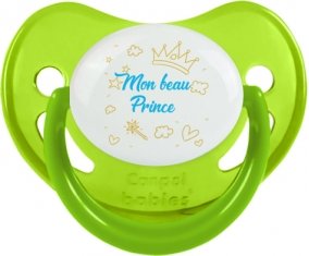 Mon beau prince design-2 : Vert phosphorescente Tétine embout physiologique