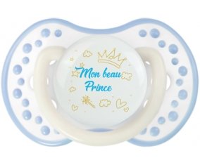 Mon beau prince design-2 : Blanc-cyan classique Tétine embout Lovi Dynamic