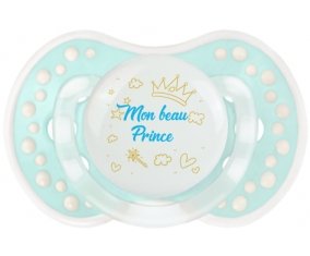 Mon beau prince design-2 : Retro-turquoise-lagon classique Tétine embout Lovi Dynamic