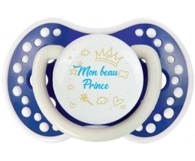 Mon beau prince design-2 : Bleu-marine phosphorescente Tétine embout Lovi Dynamic