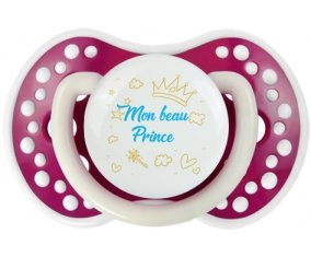 Mon beau prince design-2 : Fuchsia phosphorescente Tétine embout Lovi Dynamic