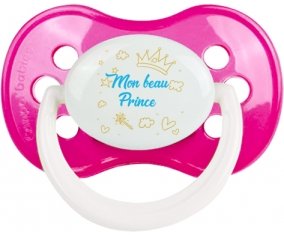 Mon beau prince design-2 : Rose foncé classique Tétine embout anatomique
