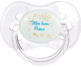 Mon beau prince design-2 : Transparent classique Tétine embout cerise