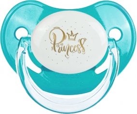 Couronne dorée princesse : Sucette Physiologique personnalisée