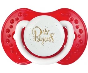 Couronne dorée princesse : Blanc-rouge classique Tétine embout Lovi Dynamic