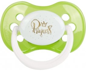 Couronne dorée princesse : Vert classique Tétine embout anatomique