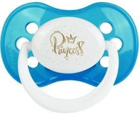 Couronne dorée princesse : Cyan classique Tétine embout anatomique
