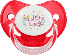My little princess design-8 : Rouge à paillette Tétine embout physiologique