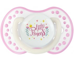 My little princess design-8 : Blanc-rose phosphorescente Tétine embout Lovi Dynamic