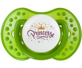 Couronne jaune étoile princesse design-2 : Sucette LOVI Dynamic personnalisée