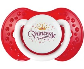 Couronne jaune étoile princesse design-2 : Blanc-rouge classique Tétine embout Lovi Dynamic