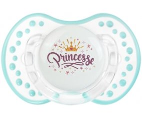 Couronne jaune étoile princesse design-2 : Retro-blanc-lagon classique Tétine embout Lovi Dynamic