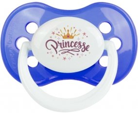 Couronne jaune étoile princesse design-2 : Bleu classique Tétine embout anatomique