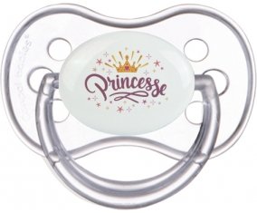 Couronne jaune étoile princesse design-2 : Transparente classique Tétine embout anatomique