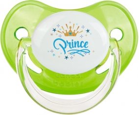 Couronne jaune étoile prince design-2 : Vert classique Tétine embout physiologique