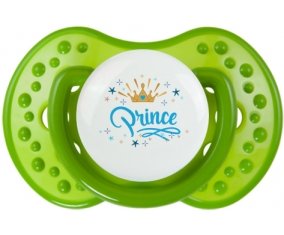 Couronne jaune étoile prince design-2 : Sucette LOVI Dynamic personnalisée