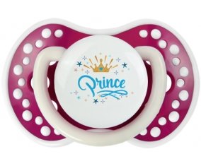 Couronne jaune étoile prince design-2 : Fuchsia phosphorescente Tétine embout Lovi Dynamic