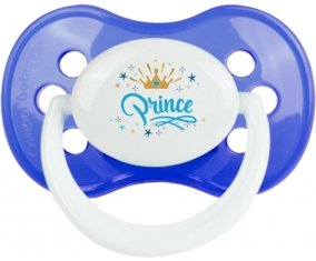 Couronne jaune étoile prince design-2 : Sucette Anatomique personnalisée