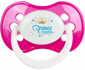Couronne jaune étoile prince design-2 : Rose foncé classique Tétine embout anatomique