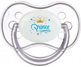 Couronne jaune étoile prince design-2 : Transparente classique Tétine embout anatomique