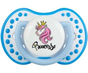 Licorne rose princesse : Blanc-bleu phosphorescente Tétine embout Lovi Dynamic