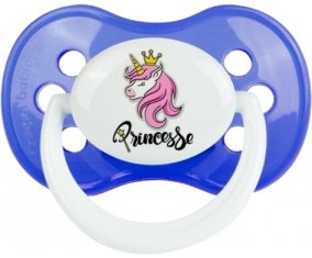 Licorne rose princesse : Sucette Anatomique personnalisée