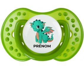 Dragon design-1 avec prénom : Sucette LOVI Dynamic personnalisée