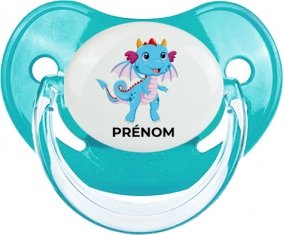 Dragon design-3 avec prénom : Sucette Physiologique personnalisée