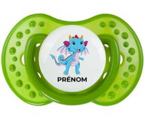 Dragon design-3 avec prénom : Sucette LOVI Dynamic personnalisée
