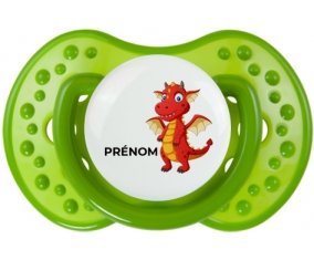 Dragon design-5 avec prénom : Sucette LOVI Dynamic personnalisée