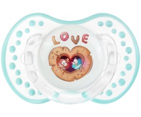 Animaux rigolos hiboux Love : Retro-blanc-lagon classique Tétine embout Lovi Dynamic