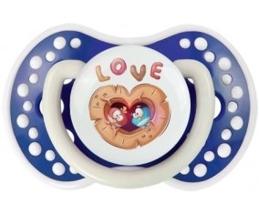 Animaux rigolos hiboux Love : Bleu-marine phosphorescente Tétine embout Lovi Dynamic