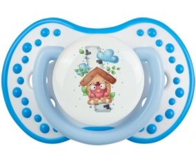 Animaux rigolos Oiseau maison : Blanc-bleu phosphorescente Tétine embout Lovi Dynamic