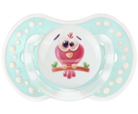 Animaux rigolos Oiseau : Retro-turquoise-lagon classique Tétine embout Lovi Dynamic