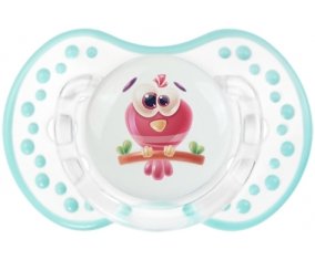 Animaux rigolos Oiseau : Retro-blanc-lagon classique Tétine embout Lovi Dynamic