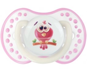 Animaux rigolos Oiseau : Blanc-rose phosphorescente Tétine embout Lovi Dynamic