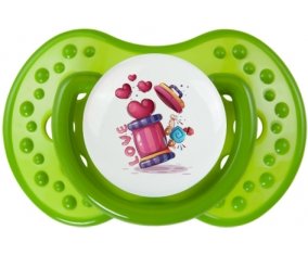 Animaux rigolos Love design-1 : Sucette LOVI Dynamic personnalisée