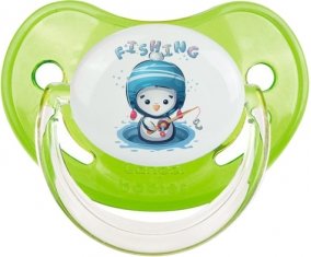 Animaux rigolos Fishing : Vert classique Tétine embout physiologique
