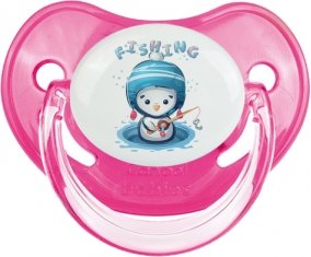 Animaux rigolos Fishing : Rose classique Tétine embout physiologique
