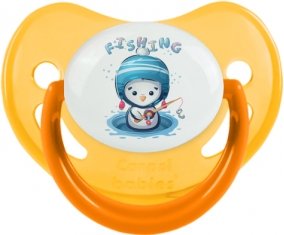 Animaux rigolos Fishing : Jaune phosphorescente Tétine embout physiologique