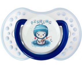 Animaux rigolos Fishing : Marine-blanc-bleu classique Tétine embout Lovi Dynamic