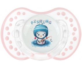 Animaux rigolos Fishing : Retro-blanc-rose-tendre classique Tétine embout Lovi Dynamic
