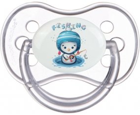 Animaux rigolos Fishing : Transparente classique Tétine embout anatomique